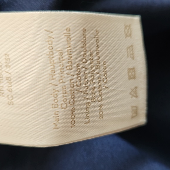 Boden Blue Denim Embroidered Skirt sz 4 - Picture 6 of 6